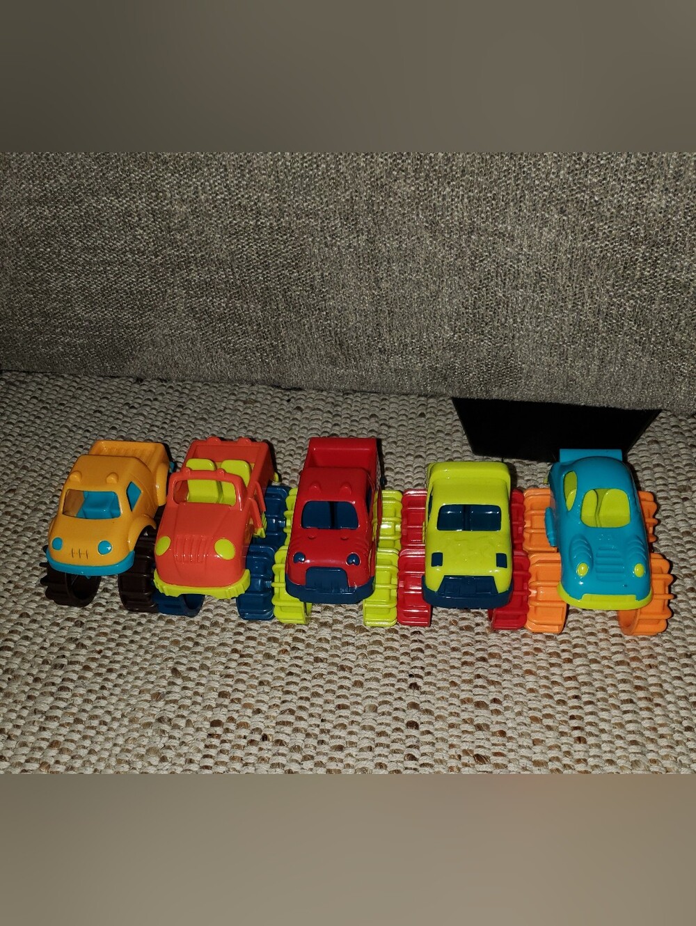 Colorful Kids Toy Trucks Set Of 5 - Multicolor
